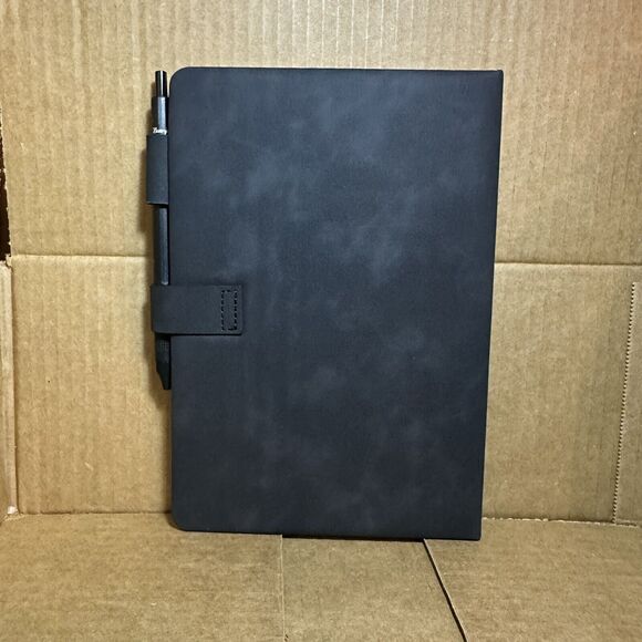 A5 Vintage Leatherbound Notebook W/Bookmark & MOKA Pen Included. (200 Pages) - Picture 2 of 4